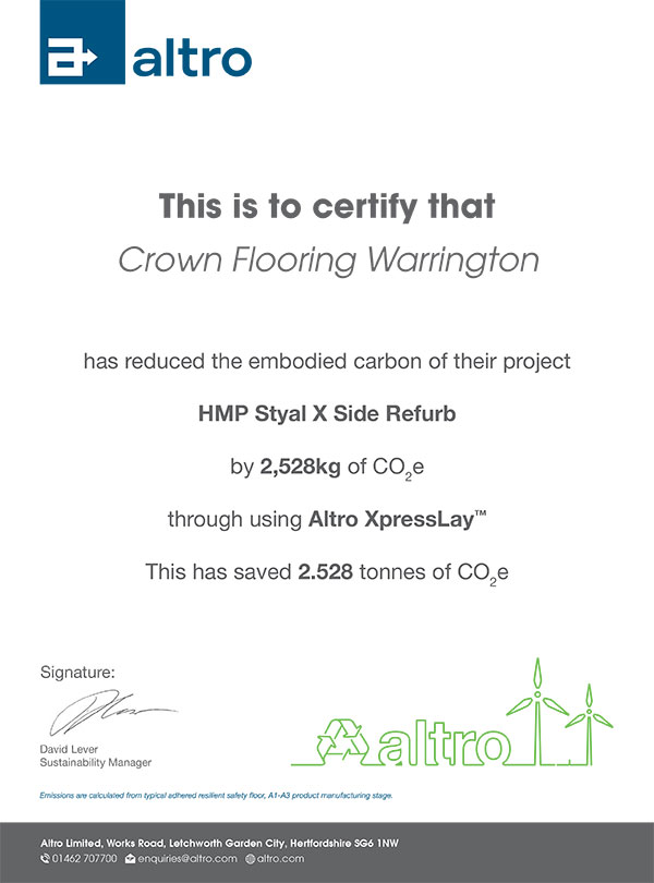 Altro Certificate