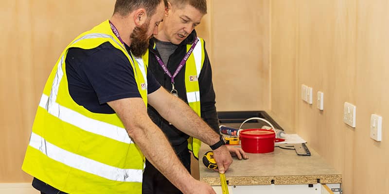Measuring worktops