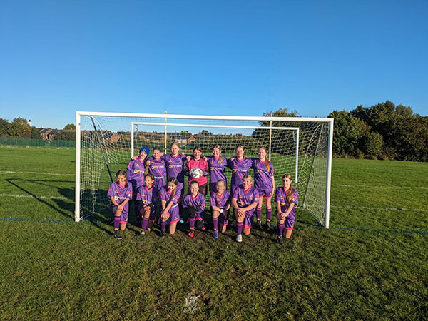 Highfield Grange Storm U13s Girls Football team